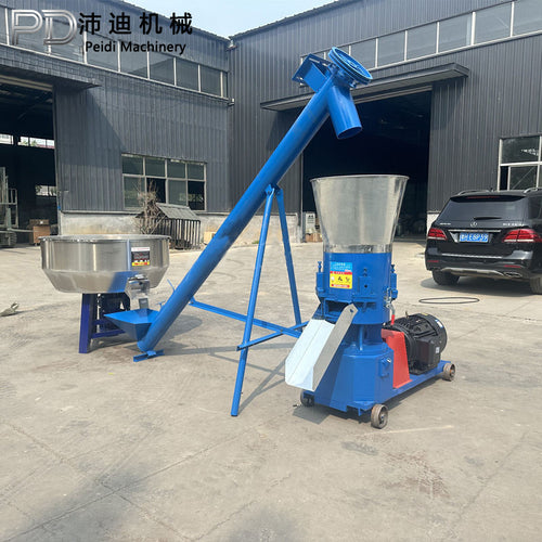 Mini Automatic Poultry Cattle Livestock Feed Processing Plant 500-800kg Feed Pellet Production Line Stainless Steel New